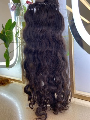 Cabelo Cacheado Moreno 200g 60cm